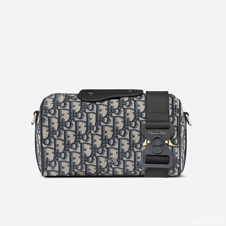 Cheap Dior Canvas Blue Lingot Bag Oblique Motif 22 0730 Luxury